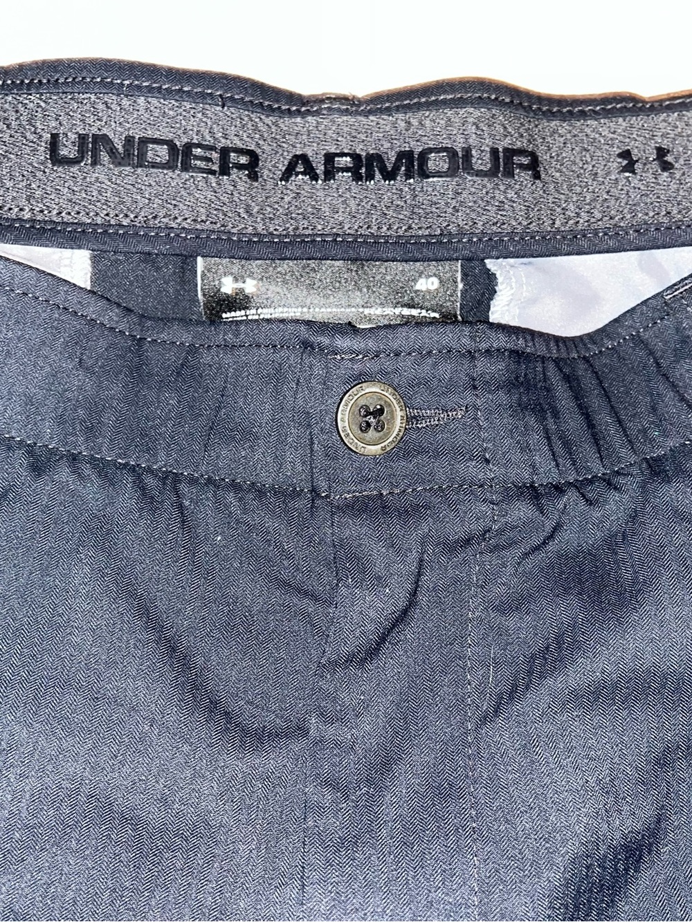 Under Armour Men's Black Performance Shorts men’s size 40 (10” inseam)
